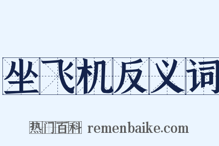 坐飞机反义词是什么意思的图片